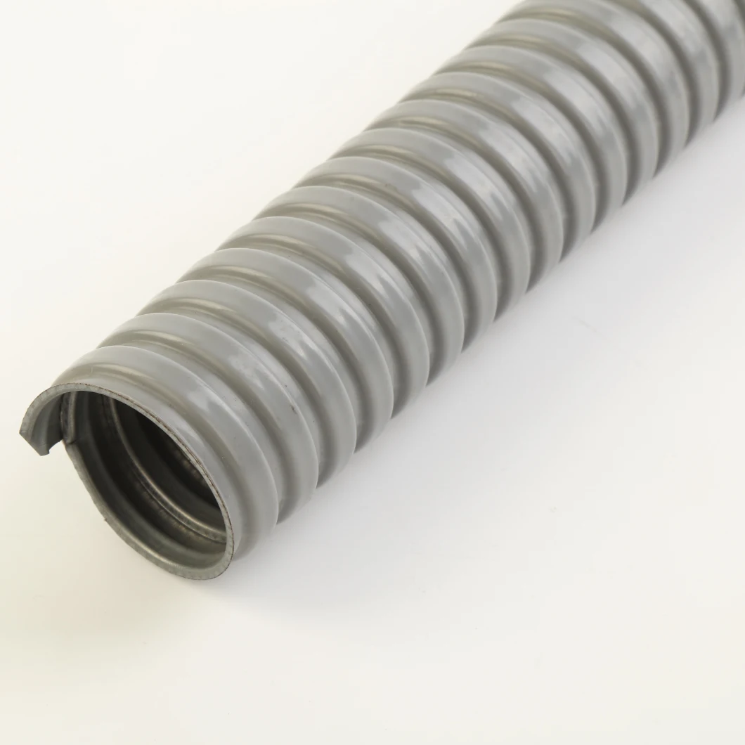 Electrical Gray Galvanized PVC Coated Flexible Steel Conduit Supplier Price