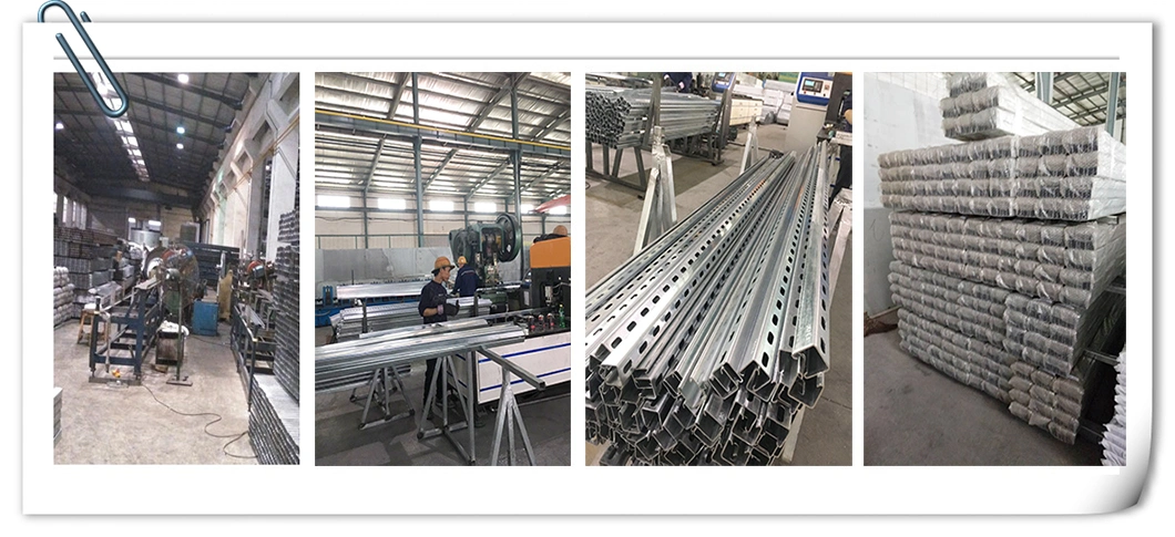 Gi Slotted Electro Galvanize Unistrut Support Channel