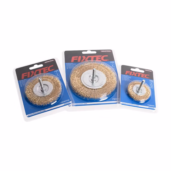 Fixtec 金属鋼線ホイールを備えた電動工具アクセサリを拡張